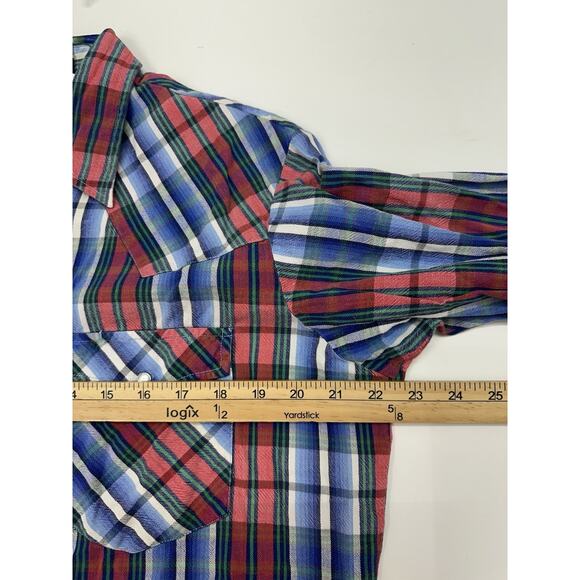 Levis Sutter Creek Mens Shirt Size Large Plaid Long Sleeve Button Up Vintage - Picture 7 of 10